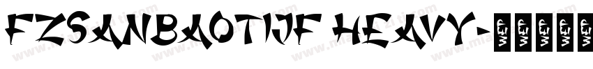 FZSanBaoTiJF Heavy字体转换